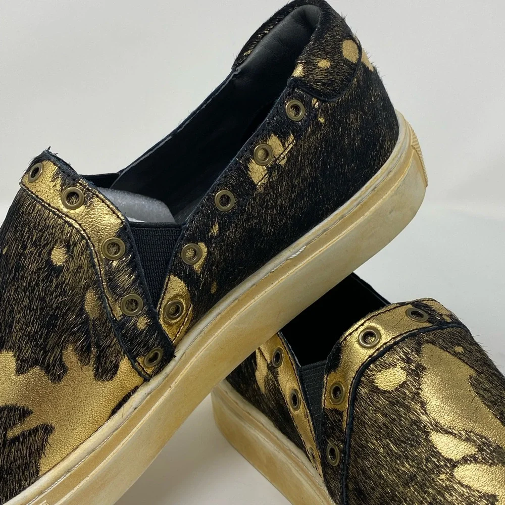 Chocolat Blu Women’s Aged Flats Size 37 Never Worn Model - Picture 4 of 4